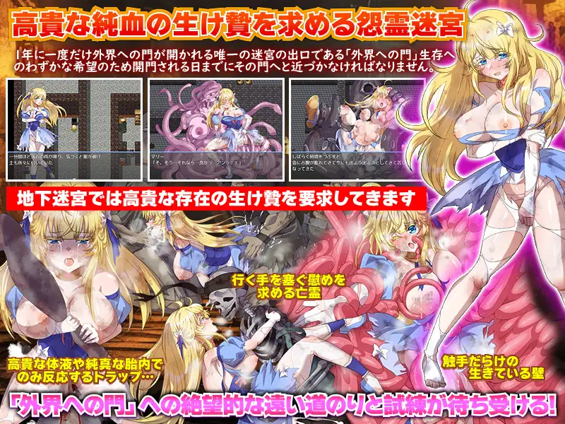 RPG/PC/机翻汉化丨 365天的地下迷宫：公主独自一人在绝望中生存的一年 地下迷宮365 姫様がたった一人で生き抜く絶望の一年間 【20240608】 游戏截图 3