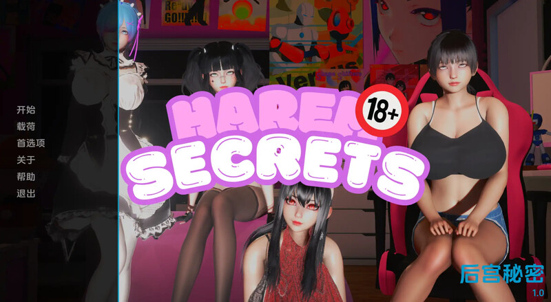亚洲风SLG/动态/3C丨后宫的秘密（Harem Secrets）DEMO 汉化中文【20240824】 游戏截图 5