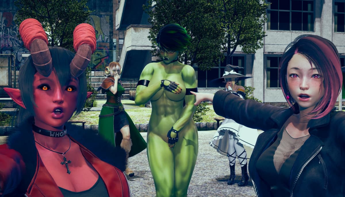 亚洲SLG/AIGPT汉化/3D丨不规则的幻想世界 Irregular Fantasy World: A Sapphic Adventure  Ep.3【20241201】 游戏截图 3