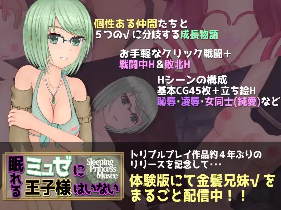 沉睡的博物馆没有王子/ 眠れるミュゼに王子様はいないV1.01【20221230】 游戏截图 1