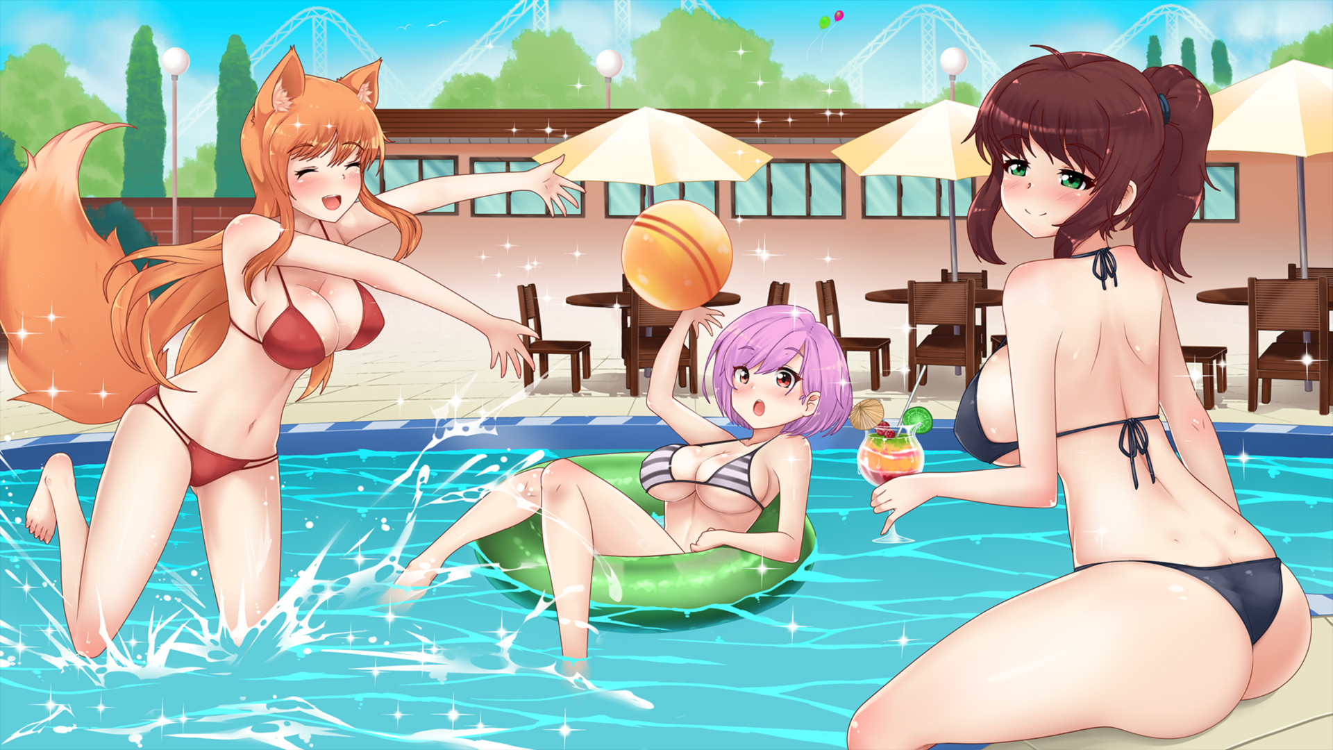 阳光欢乐园：游乐园的艳遇后宫（Sunny Shine Funland!）v1.5 精翻汉化 游戏截图 3
