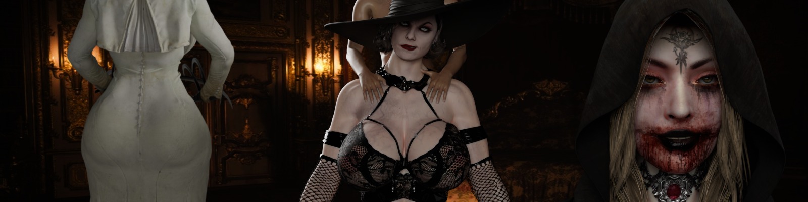 欧美SLG汉化动态丨迪米特雷斯库的猥亵城堡 Dimitrescu's Lewd Castle Chapters 1-5.5【20230724】 游戏截图 2