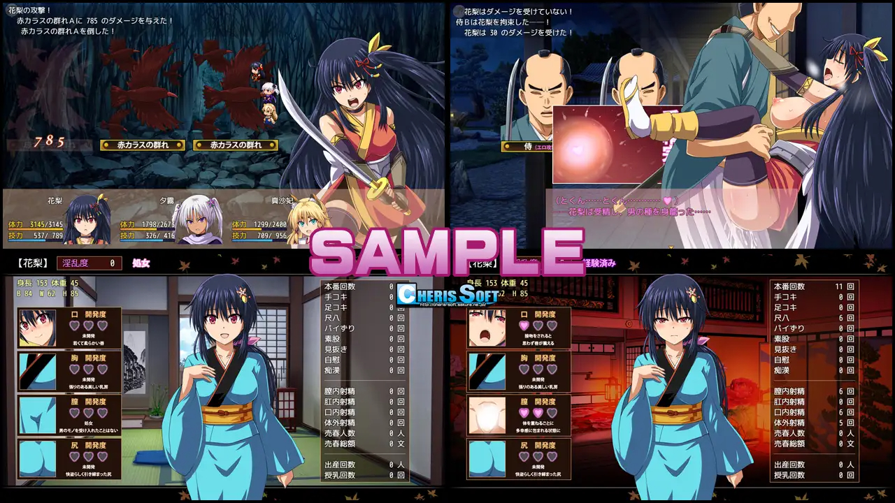 RPG/汉化/双端 | 大型江户幻想RPG：女忍者花梨 【20230514】 游戏截图 6