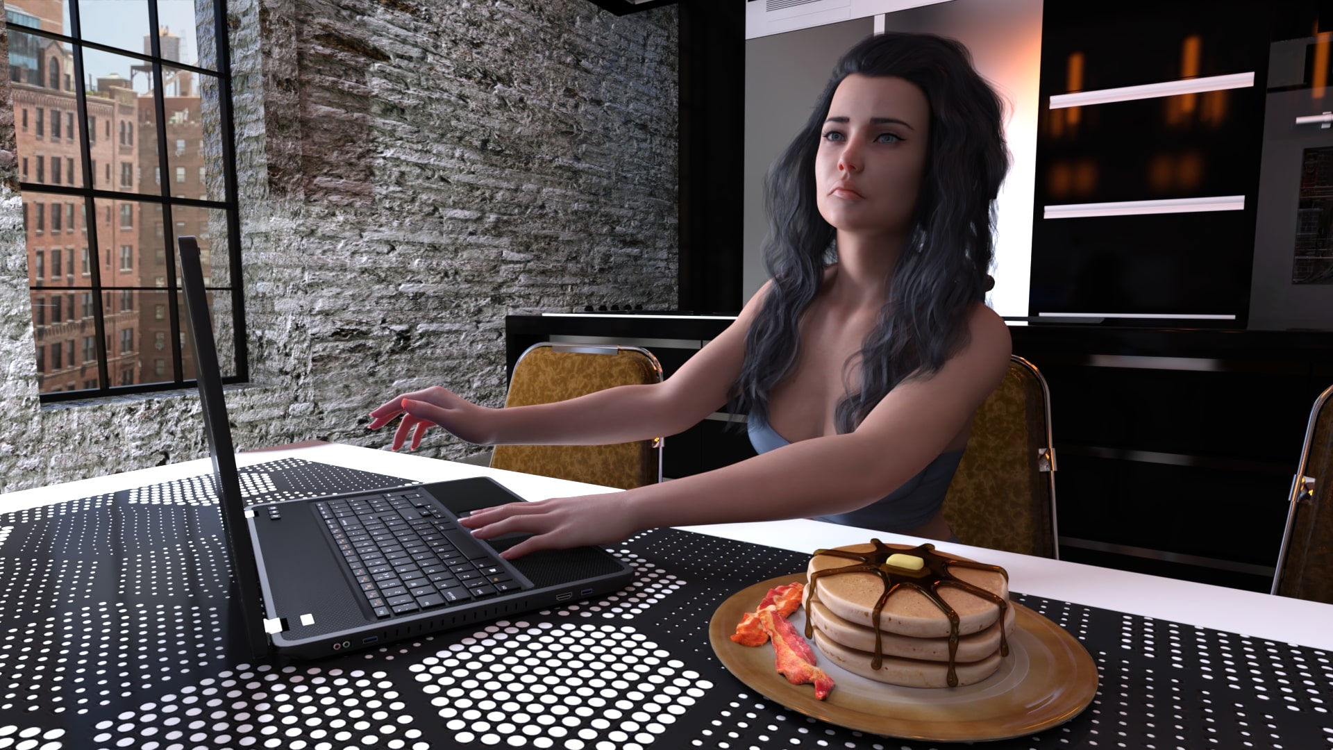 欧美SLG/AIGPT汉化/3D丨和谐天堂 Harmony Haven   v0.6【20250106】 游戏截图 2