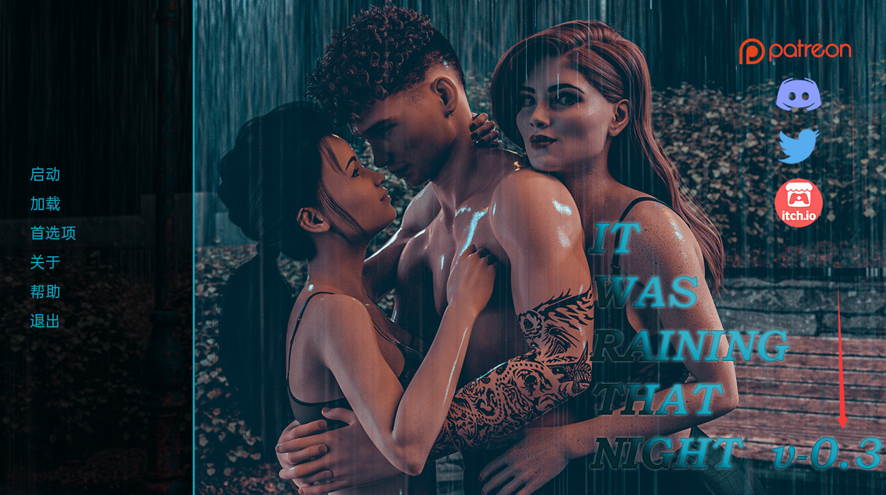 欧美SLG/动态/更新丨 年轻保安 那晚下着雨 It Was Raining That Night V0.11  官方中文版 【20250603】 游戏截图 4